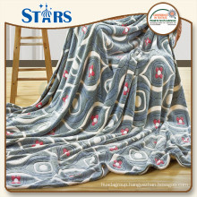 GS-CFBP009 modern stocklot home textile custom printed blanket winter